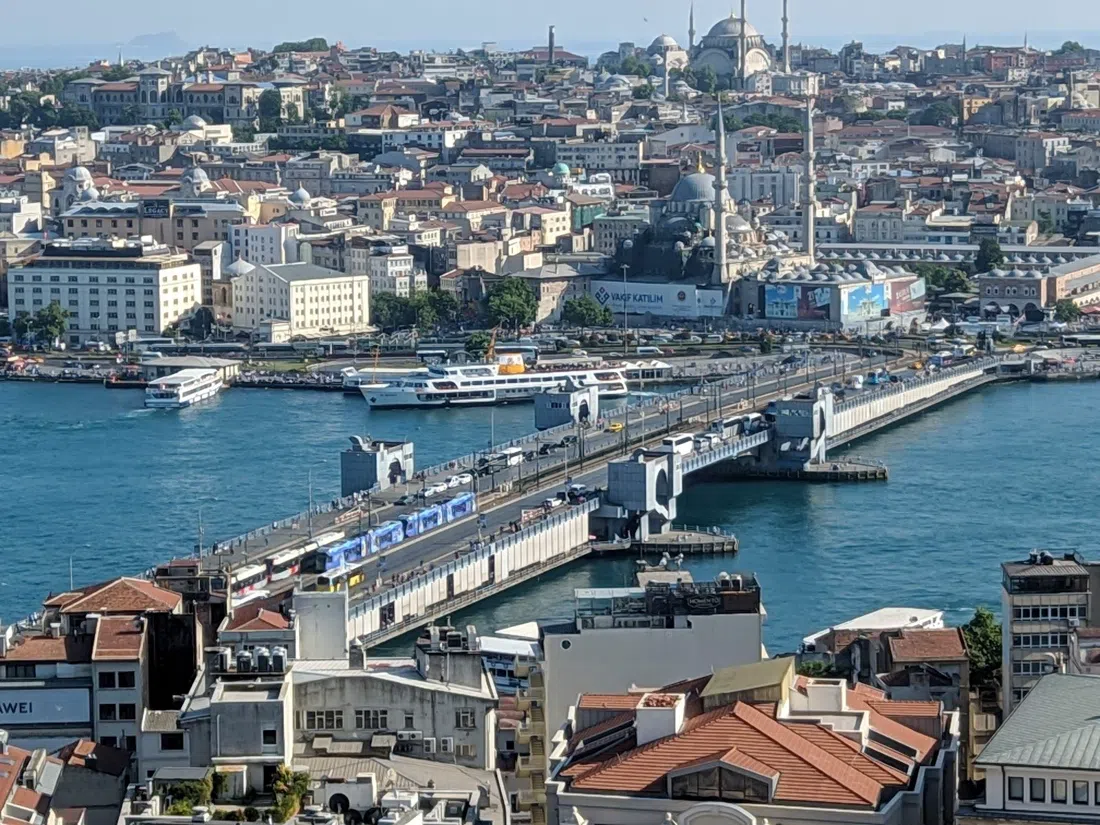 Angler an der Galata-Brücke, Istanbul