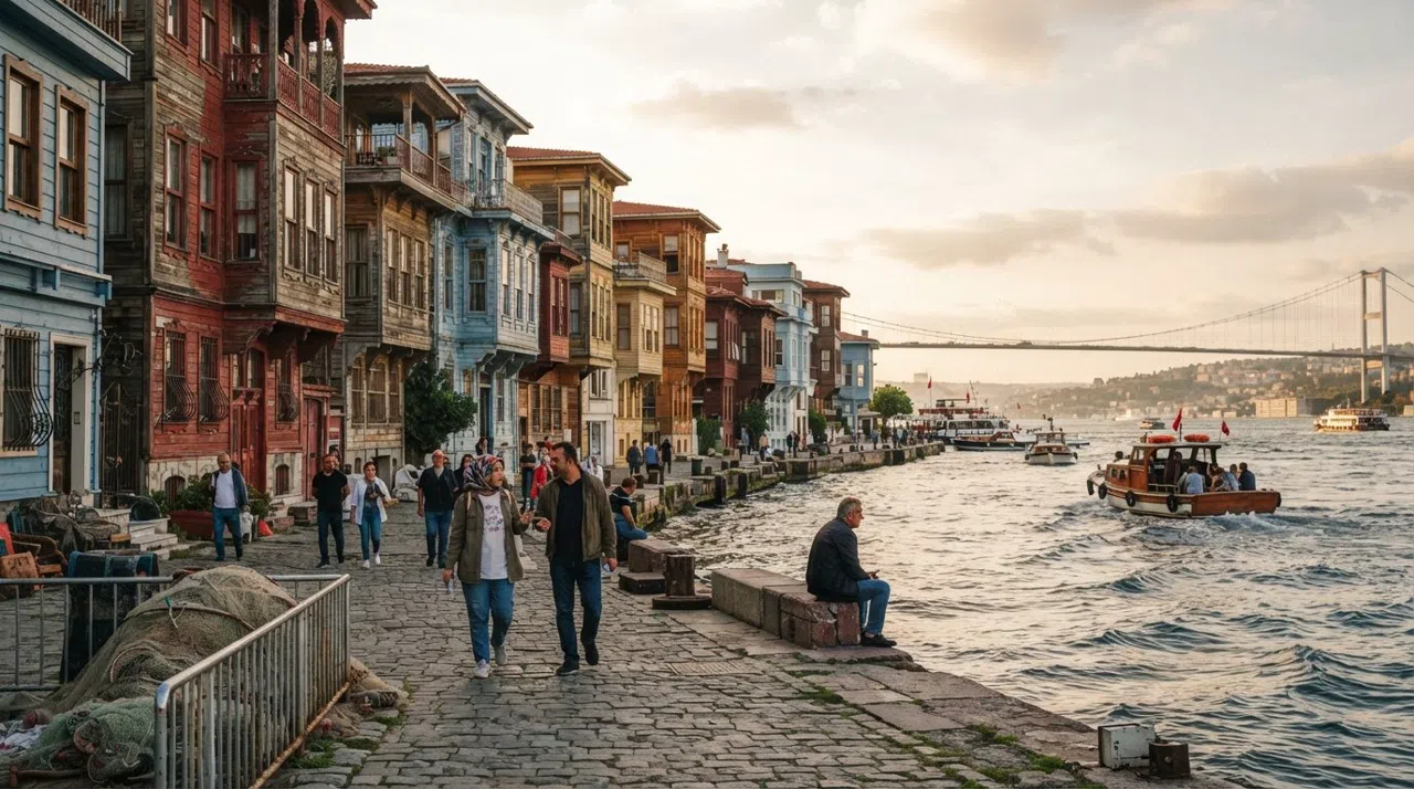 Arnavutköy, Istanbul: Bosphorus Mansions, Fish and the Great Current